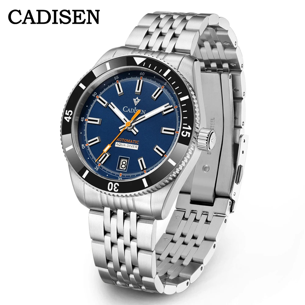 CADISEN Ceramic Bezel 10Bar Waterproof Clock